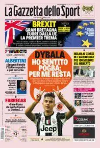 La Gazzetta dello Sport Rosa con edizioni locali - 25 Giugno 2016