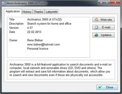 Archivarius 3000 4.57 (x86/x64)