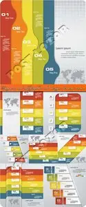 Diagram and infographics design elements vector
