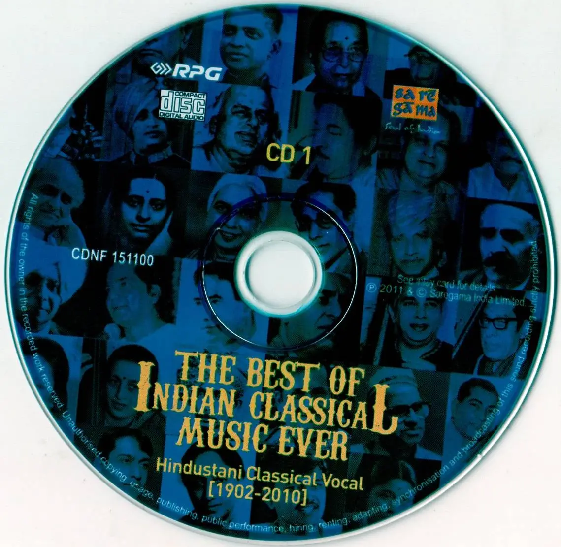 Various Artists The Best Of Indian Classical Music Ever Hindustani   0042188b 