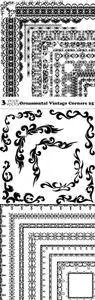 Vectors - Ornamental Vintage Corners 25