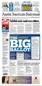 Austin American Statesman  October 18, 2014