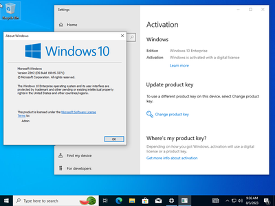 Windows 10 Enterprise 22H2 build 19045.3271 (x64) Preactivated Multilingual