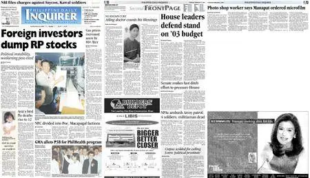 Philippine Daily Inquirer – February 03, 2004