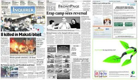Philippine Daily Inquirer – October 20, 2007