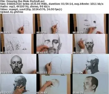 Drawing the Male Portrait Construction and Abstraction Methods With Ron Lemen