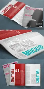 3 Magazine Mock up Templates 4K PSD