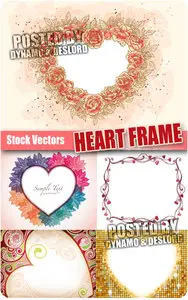 Heart frame - Stock Vectors