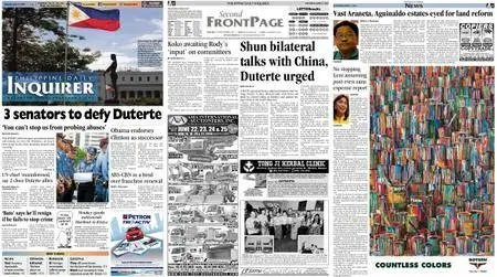 Philippine Daily Inquirer – June 11, 2016
