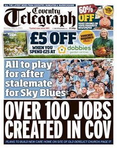 Coventry Telegraph – 15 May 2023