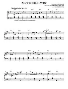 Ain't Misbehavin' (arr. Brent Edstrom) - Thomas "Fats" Waller, Various (Piano Solo)