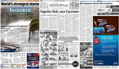 Philippine Daily Inquirer – November 09, 2013
