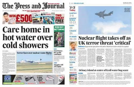 The Press and Journal Highlands and Islands – September 18, 2017