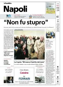 la Repubblica Napoli - 5 Aprile 2019