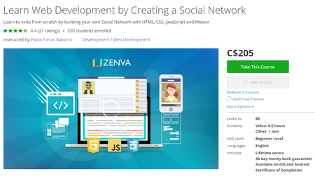 Learn Web Development by Creating a Social Network [repost]