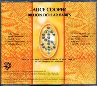 Alice Cooper - Billion Dollar Babies (1973) {1990, Japan 1st Press}