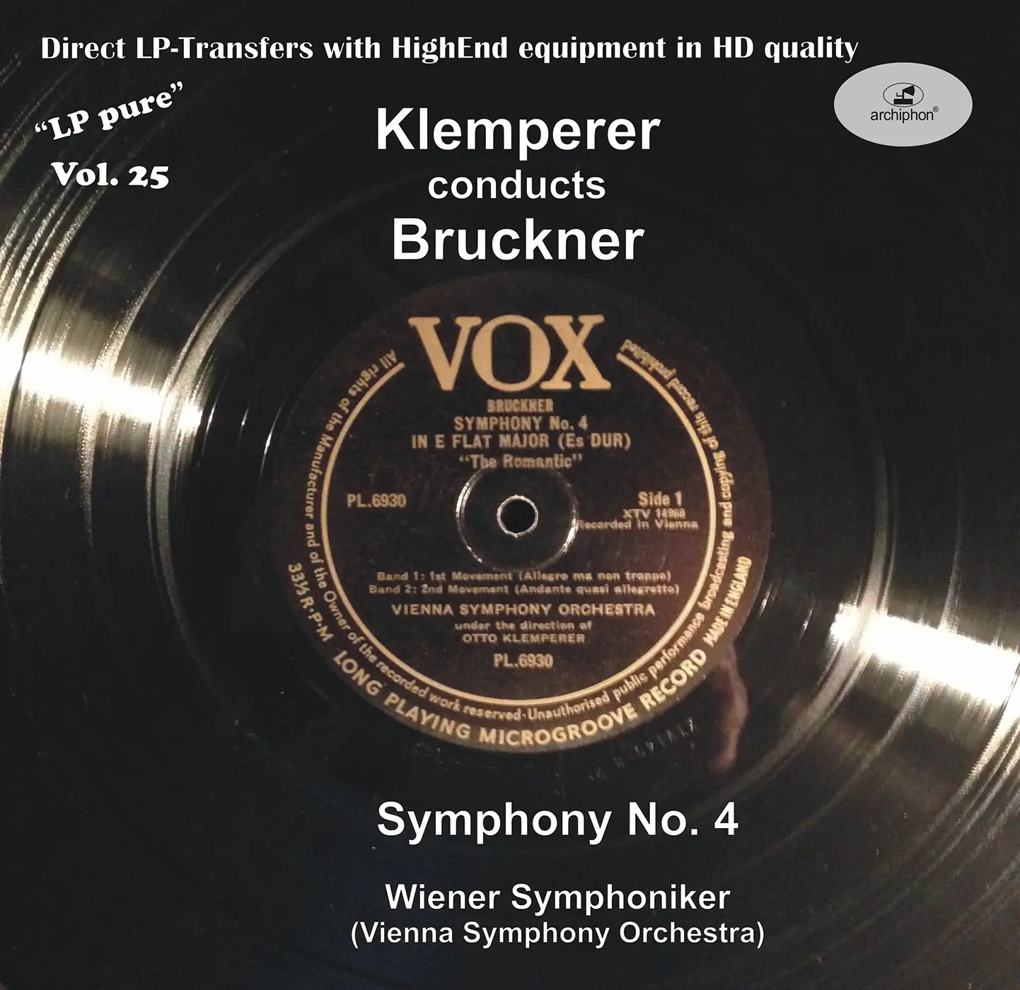 Otto Klemperer, Wiener Symphoniker - Anton Bruckner: Symphony №4 (1951/ ...