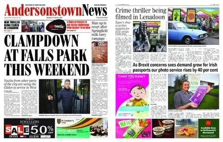 Andersonstown News – January 12, 2019