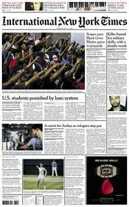 International New York Times - 11 July 2016