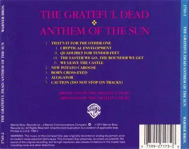 Grateful Dead - Anthem Of The Sun (1968) {1987, US 1st Press}