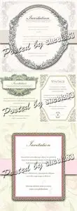 Gentle Invitations Vector