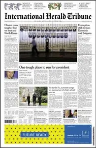 International Herald Tribune - Thursday, July 23, 2009.