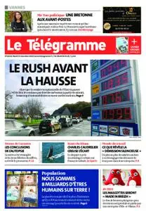 Le Télégramme Vannes – 15 novembre 2022