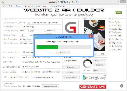 Website 2 APK Builder Pro 2.1