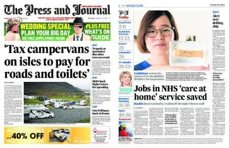 The Press and Journal Highlands and Islands – September 21, 2017