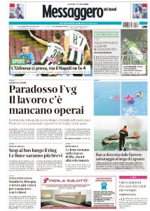 Il Messaggero Veneto Pordenone - 18 Marzo 2019
