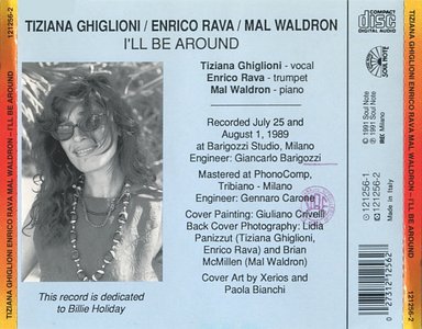 Tiziana Ghiglioni / Enrico Rava / Mal Waldron – I'll Be Around (1991) {Soul Note}