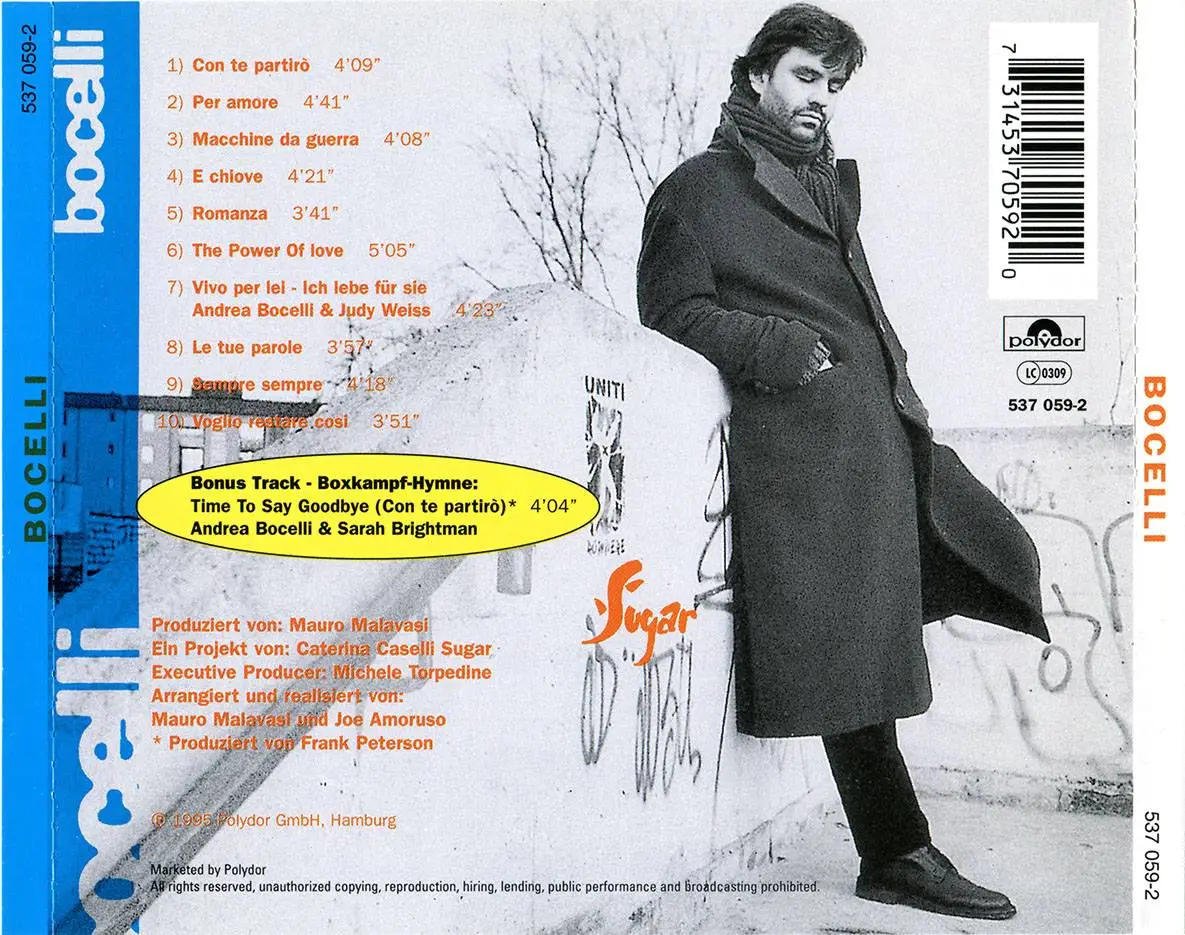 Andrea Bocelli - Bocelli (1995) [Re-Up] / AvaxHome