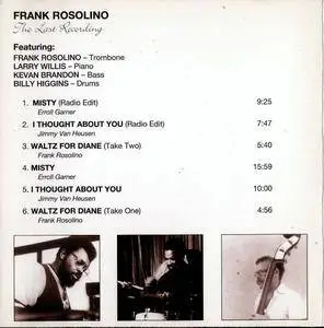 Frank Rosolino - The Last Recording (1978) {See Breeze Jazz SBJ-3080 rel 2006}