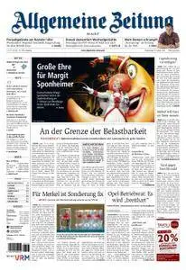 Allgemeine Zeitung Mainz - 18. Januar 2018