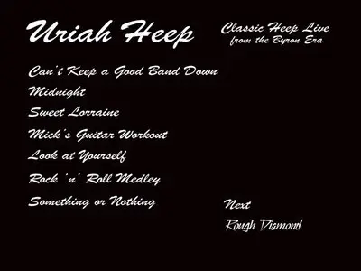 Uriah Heep - Classic Heep Live from the Byron Era (2004) [2xDVD]