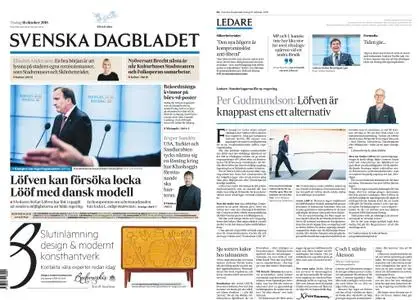 Svenska Dagbladet – 16 oktober 2018