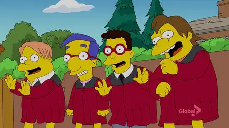 The Simpsons S22E07 How Munched is That Birdie in the Window
