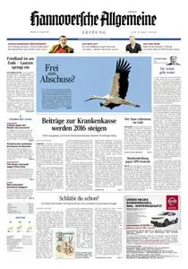 Hannoversche Allgemeine Zeitung - 26.08.2015