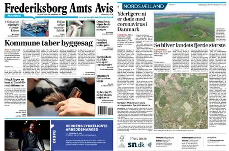 Frederiksborg Amts Avis – 20. april 2020