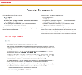 InnovMetric PolyWorks Metrology Suite 2023 IR5.1