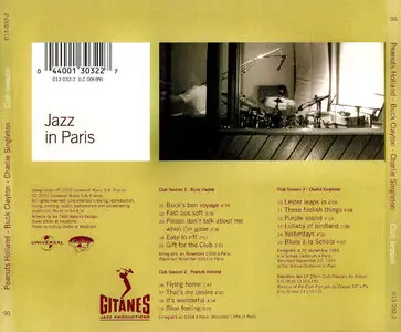 Peanuts Holland – Buck Clayton – Charlie Singleton – Club Session – Jazz In Paris (1953-1955)(Gitanes–24-Bit Remaster)