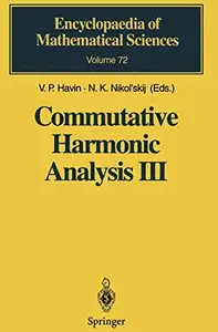 Commutative Harmonic Analysis III: Generalized Functions. Application