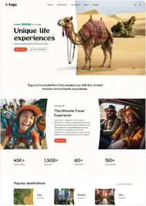 Togo v1.1.1 - Travel & Tour Booking WordPress Theme