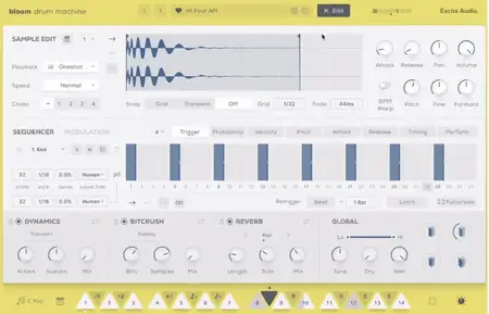 Excite Audio Bloom Drum Machine v1.0.0 WiN MAC