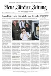 Neue Zurcher Zeitung International - 14 Oktober 2025