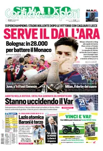 Corriere dello Sport Bologna - 5 Novembre 2024