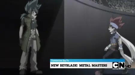 Beyblade Metal Fusion (2009 S02E19 The Shocking Wild Fang C W