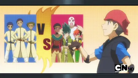 Beyblade Metal Fusion (2009 S02E19 The Shocking Wild Fang C W