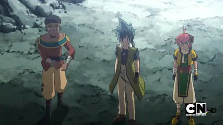Beyblade Metal Fusion (2009 S02E19 The Shocking Wild Fang C W
