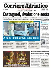 Corriere Adriatico Ascoli - 21 Ottobre 2025